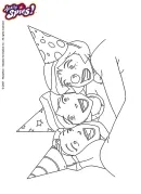 Totally Spies kleurplaat 24
